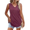 OFEEFAN Flowy Tank Tops for Women Spring Tops Dressy V