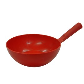 Harold Moore Unisex's Plastic Round Feed Scoop, Red, One Size