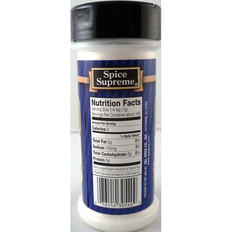 Spice Supreme M.S.G Monosodium Glutamate Seasoning 5.5 oz. (Single)