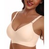 Owucozy Womens Bras No Underwire Full Support Padded Push Up