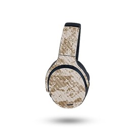 MightySkins Carbon Fiber Skin Compatible with Skullcandy Crusher ANC 2 - Desert Camo | Protective, Durable Textured Carbon Fiber Finish | Easy to Apply
