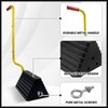 ROBLOCK 2 Pack Heavy Duty Rubber Wheel Chocks with Handle