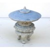 3 Miniature Japanese Granite Poly Stone Pagoda Lanterns Bonsai Garden
