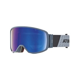 Atomic Mountain Ski Mask, for All Brightness Levels, Frame Live Fit, Construction, Screen Stereo, Revent L FDL HD, Blue, Large