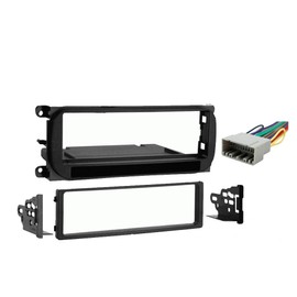 Harmony Audio Compatible with Jeep Grand Cherokee 1999 2000 2001 Single DIN Stereo Harness Radio Install Dash Kit