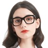 MARE AZZURO Large Reading Glasses +2.25 Women Designer Square Readers