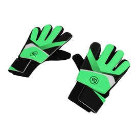 1 Pair Kids Goalkeeper Gloves Children Football Goal Keeper Gloves Anti Slip Exercise Gloves Green 15 ~ 16cm / 5.91 ~ 6.3in