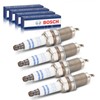 4 x Original BOSCH 0242235775 Spark Plug Compatible with A3