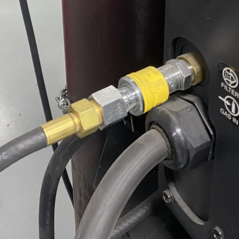 Koike Welding Inert Couplers, Equipment to Hose, Safe Welding Disconnect,