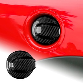 AIRSPEED Mini R55 Clubman/R56 Cooper Real Hard Carbon Fiber Car Car Fuel Tank Cap Cover Stylish MINI Clubman Cooper Protective Film with Double Sided Tape Full Body Decal Sticker Accessory Gift