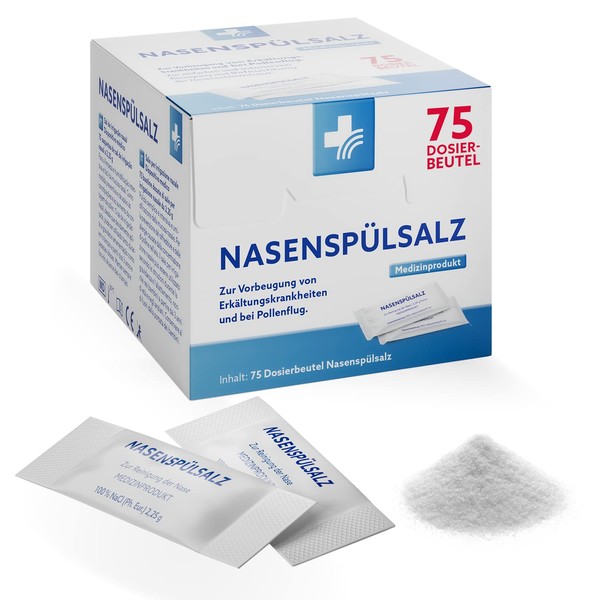 Nasal Rinse Salt for Making an Isotonic Solution: for Nasal