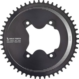 Wolf Tooth 110 BCD Asymmetric 4-Bolt Aero Chainrings for GRX Cranks Drop-Stop ST 46T