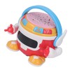 Baby Drum Robot Toy 360 ° Rotation Music Light Projection