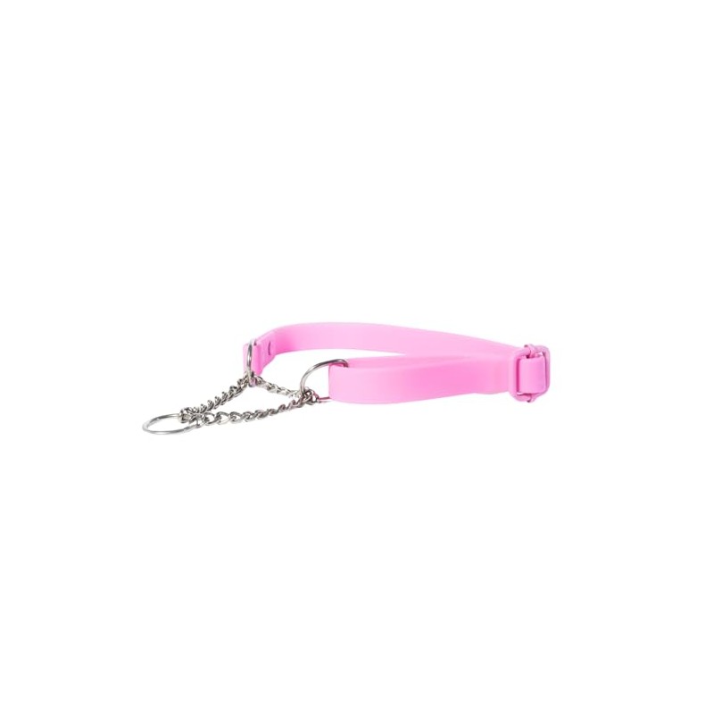 Fleuff Waterproof Martingale Dog Collar (Doll Pink, Small)