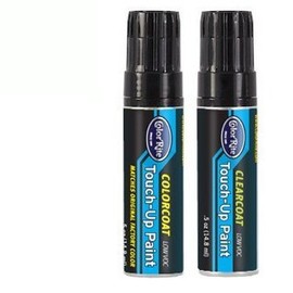 ColorRite Half-Ounce Jar for Plymouth All Automotive Touch-up Paint - Bright White Clearcoat PW7/GW7/W7/W12 - All-Inclusive Package