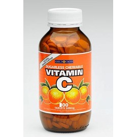 Gold Cross Vitamin C 500mg (Sugarless Chewable) Tab X 100