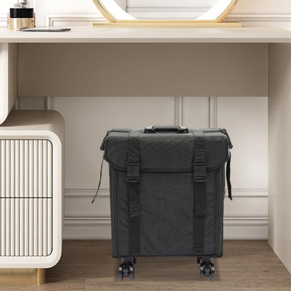 SENDERPICK Makeup Case Professional Rolling Cosmetic Case with Drawers Travel
