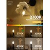 CRLight ETL Listed 2W Dimmable LED Candelabra Bulb 2700K Warm