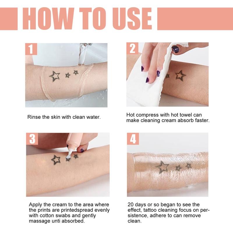 EELHOE Tattoo Removal Cleaner - Plant-Based Essence Formula for Fading