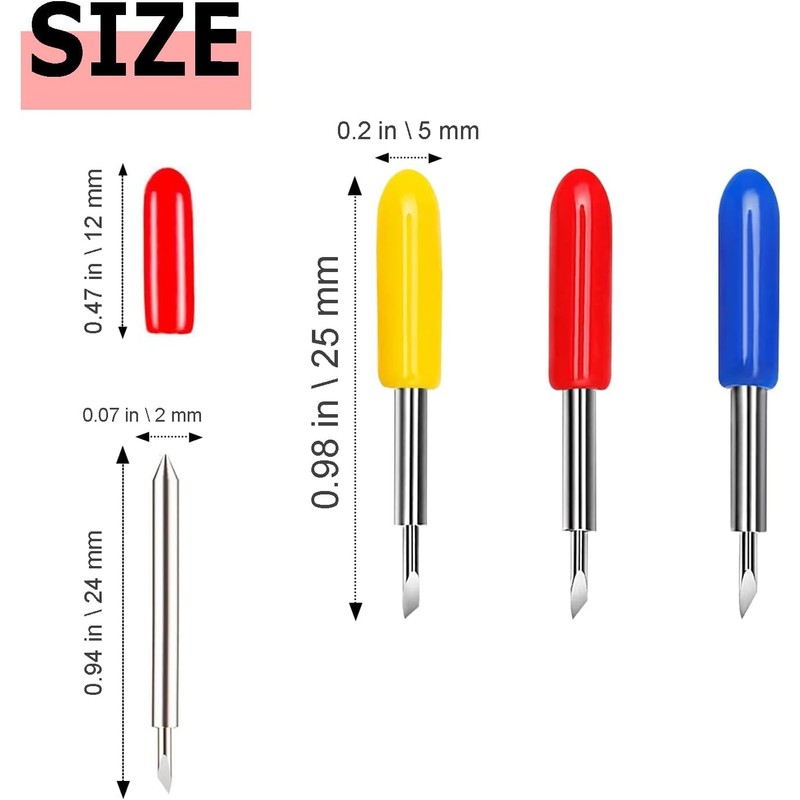 20 Pcs Fine Point Replacement Blades Compatible with Explore Air