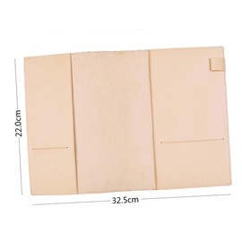 OHPHCALL Leather Notebook Cover Handmade Rustic Protective Journal for School and Business Pen Holder and Interior Pockets for Students and Office Use