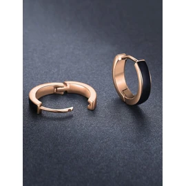 TANGPOET Unisex Hoop Earrings for Men 925 Sterling Silver Wide Men's Earrings Women's Folding Hoop Earrings Christmas Gift for Women Men, Sterling Silver, No Gemstone