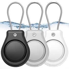 NEUTYPECHIC Airtag Keychain Set 3 Pcs Anti-Scratch Portable Airtag Protector Water Proof for Kids Keys Bags Animals Car