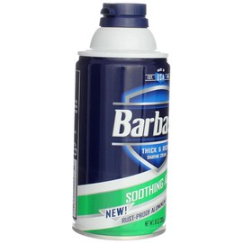 Barbasol Soothing Aloe Thick & Rich Shaving Cream 10 Oz (Pack of 5)