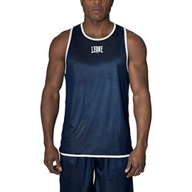 LEONE 1947, Canottiera Boxe Rosso/Blu, M, AB214