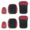 Pirador Sparkly Rhinestone PU Leather Car Seat Covers Front Seats