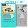 S6002UK Steam and Scrub Mop Pads Replacement for Shark,Scrubbing and