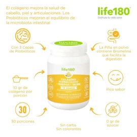Colágeno Hidrolizado Probióticos Y Cúrcuma Para 30 Porciones Sin Sabor                                                                                