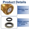 1/8 Inch BSP Quick Release Coupler Universal Adapter Kit, PCP