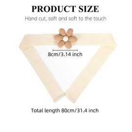 MWRDSM - 2 alzapaños de cortina de flores para cortinas, alzapaños de cortina bohemios con correa ajustable, retenciones de algodón para decoración de cortinas interiores y exteriores (caqui)