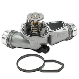 Frankberg Engine Coolant thermostat Housing 97癈 Compatible with 3 Series Cabrio E46 320Ci 323Ci 325Ci 330Ci 2.2L-3.0L 2000-2007 5 Series Touring E61 525i 2.5L 2004-2010 Replace# 11531437040