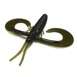 deps Worm BM Hog 5" Watermelon/Blue Flake #11