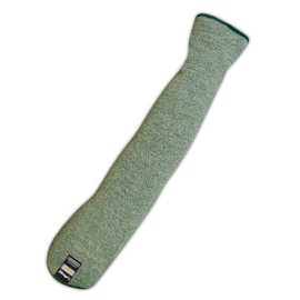 MAGID AX183S CutMaster Aramax Para-Aramid Fiberglass Cut Resistant Protective Sleeves, Green, 18" Length