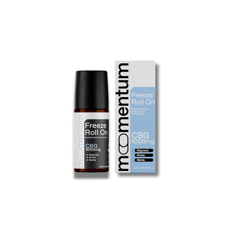 Momentum Freeze Roll On con 100mg Magnesio, Arnica Y menta,