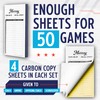 Murray Sporting Goods Baseball/Softball Lineup Cards - 50 Games with