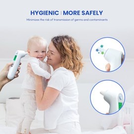 Pack of 200 brown fever thermometer protective caps, replacement protective caps, fever thermometer ear, disposable covers