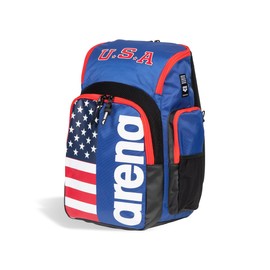 ARENA Spiky III Backpack 35 Unisex Travel Sports Gym Backpack for Men and Women, Training Gear Equipment Bag for Swimmers, 35 Liters, US Team