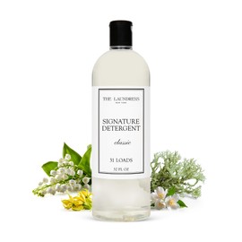 The Laundress Luxury Laundry Detergent, 31 Loads, Scented Signature Classic Fragrance, Concentrated Triple Enzyme Deep Cleaning and Targeted Stain Remover, 96% USDA Biobased Product