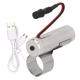 LED Thumb Lamp Adjustable Lighting Angle USB Charging Stainless Steel Ear Pick Thumb Light for Ear Picking