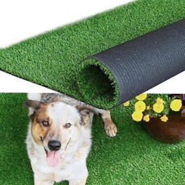 SHNOSU Artificial Grass Turf 0.7" Fake Grass 1FTX77FT Astroturf Rug Indoor Outdoor Grass Rugs for Patio with Drain Holes for Dogs Garden Lawn Landscape Balcony