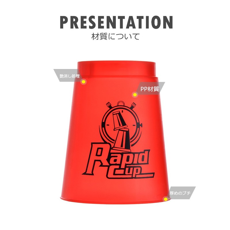 Cyfie Sports Stacking Cups, Flying Cups, Fast Stacking, Pack of