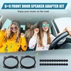 Gulfmew 6×9 Inch Front Door Speaker Adapter Bracket with Foam