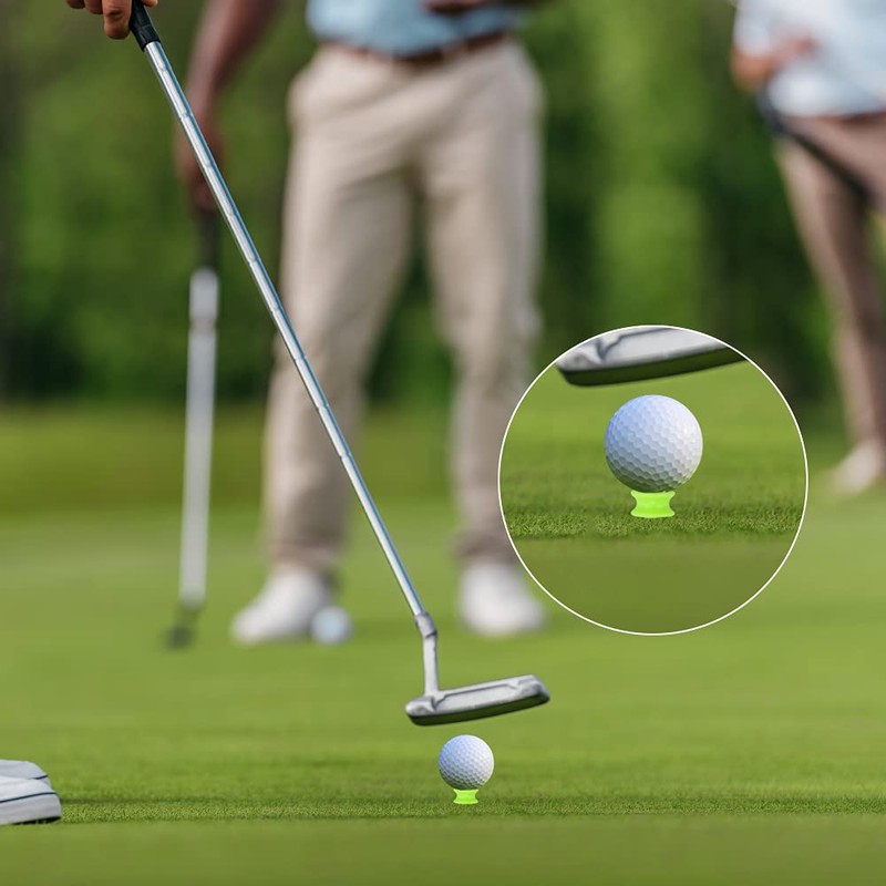 Zivisk Golf Tees Plastic 25MM 200 Count Small Green Golf