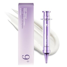 No.9 NAD+ Crema de ojos con retinol y vitamina C - Cuidado antienvejecimiento para líneas finas, ojeras e hinchazón, fórmula con infusión de péptidos, 0.3 fl oz