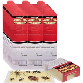 30 Pack Spider Traps Indoor, Ant Traps Indoor, Spider Traps, Sticky Bug Traps Indoor, Adhesive Glue Boards for Crawling Insects, Spider Ant Roach Traps for Home Monitoring Use