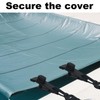 24pcs Pool Solar Cover Reel Attachment Kit, Inground Above Ground